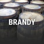 Used Peach Brandy 20L/5 Gallon American Oak Barrel